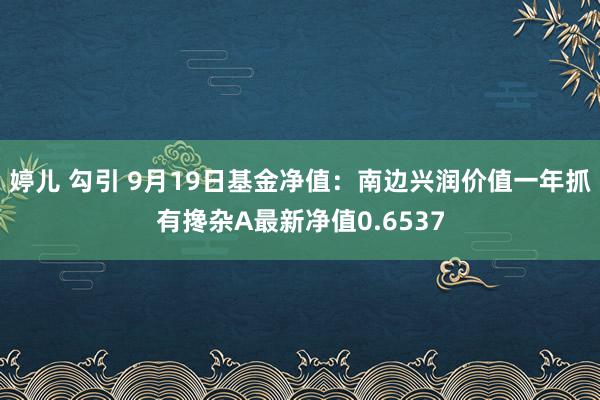 婷儿 勾引 9月19日基金净值：南边兴润价值一年抓有搀杂A最新净值0.6537