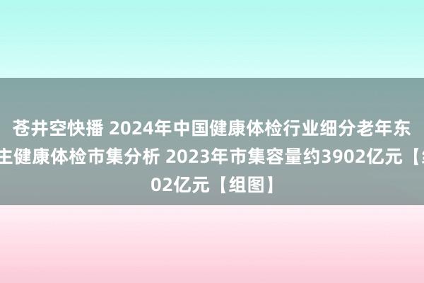 苍井空快播 2024年中国健康体检行业细分老年东说念主健康体检市集分析 2023年市集容量约3902亿元【组图】