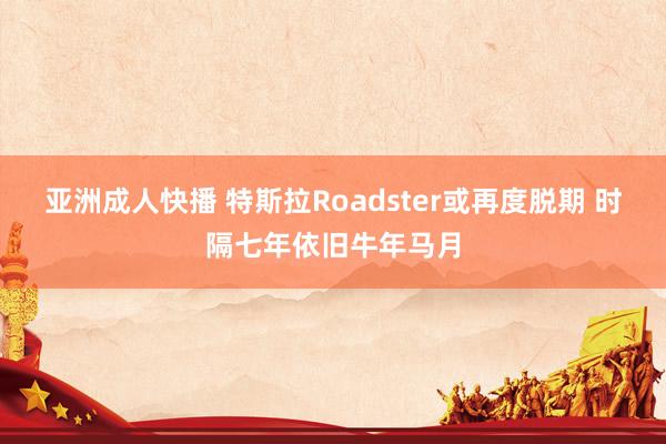 亚洲成人快播 特斯拉Roadster或再度脱期 时隔七年依旧牛年马月